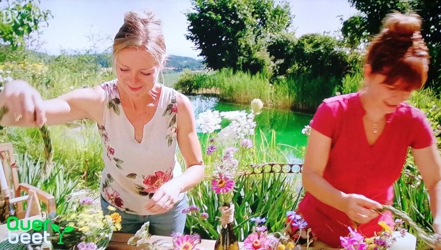 naturnahe Tischdekoration - Sabrina Nitsche und Patrizia Haslinger - DIY mit Naturmaterialien - Querbeet zu Gast im Schaugarten Die Herzensgärtnerin - The Heartgardener - Gartenführungen - Blog